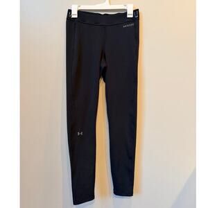 Under Armour Women's ColdGear Base 2.0 Leggings Black Thermal Base Layer Medium